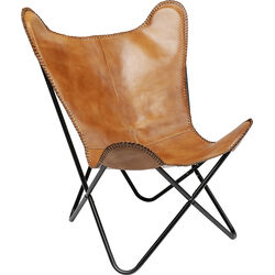 Sessel California Leder Braun