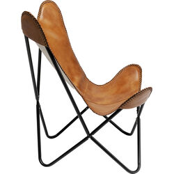 Sessel California Leder Braun