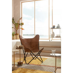 Sessel California Leder Braun