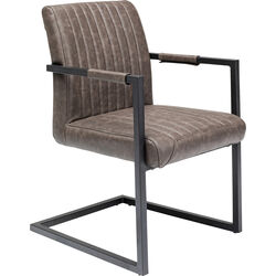 Cantilever Armchair Thamos Brown