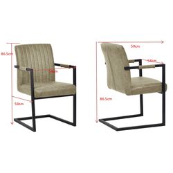 Freischwinger Thamos Beige