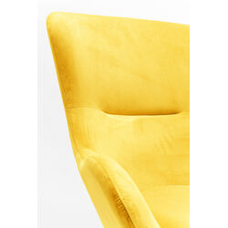 Sillón basculante Oslo amarillo