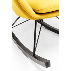 Sillón basculante Oslo amarillo