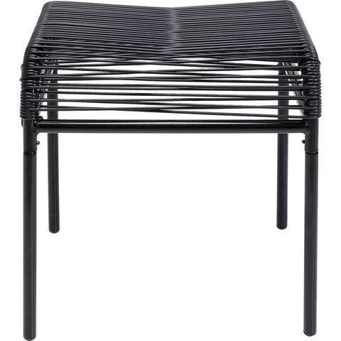 Taburete Acapulco Mono negro Outdoor