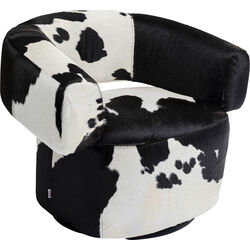 Fauteuil pivotant Maye Cow