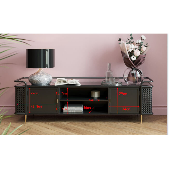 Lowboard Fence 160x48cm