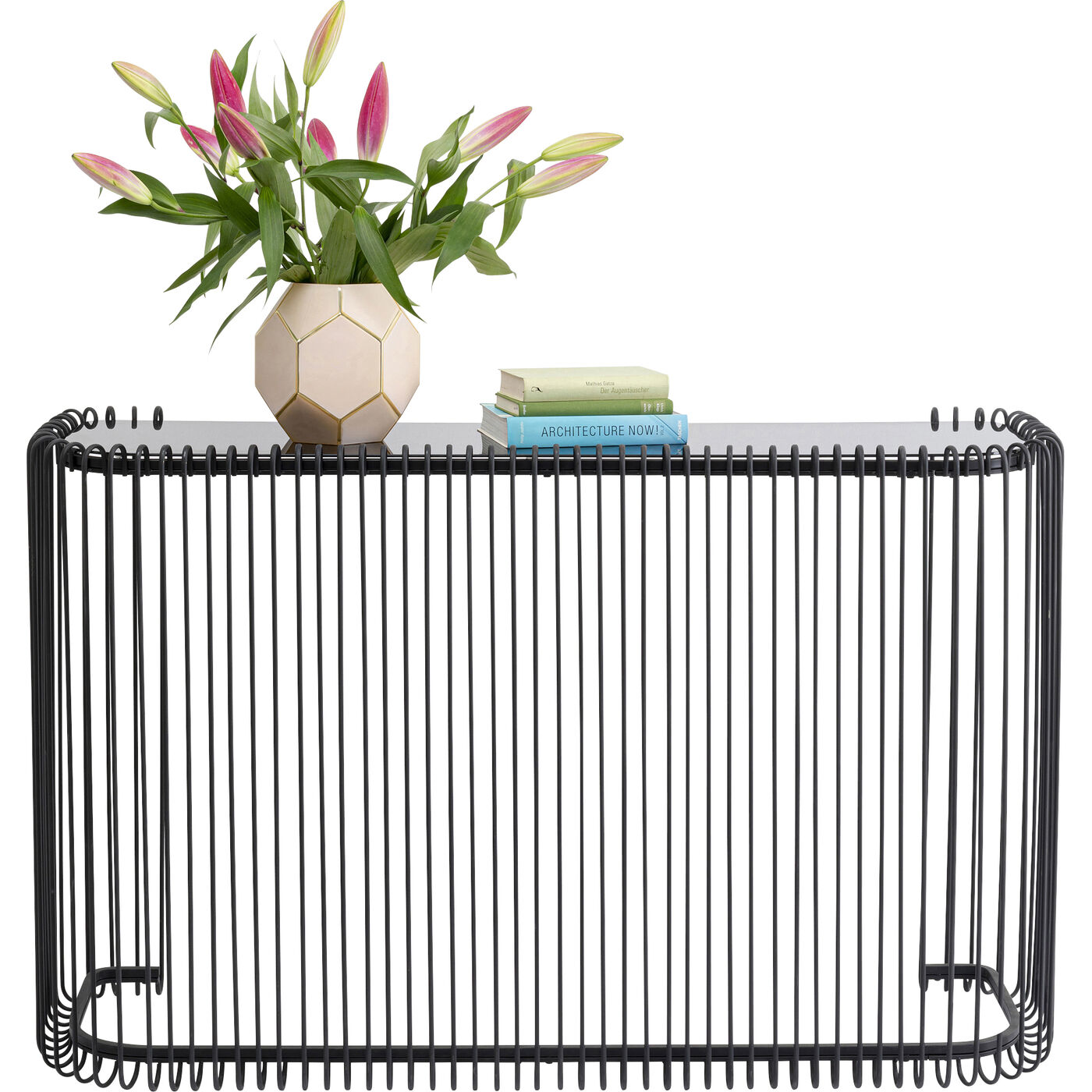 Consola Wire negro 142x89cm