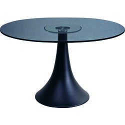 Table Grande Possibilita Smoke Glass Ø110cm