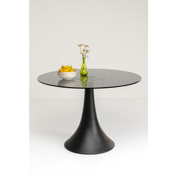 Table Grande Possibilita Smoke Glass Ø110cm