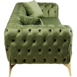 Sofa Bellissima 3-pl Velvet verde 240cm