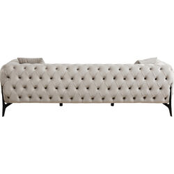 Sofa Bellissima 3-Seater Velvet Taupe 240cm