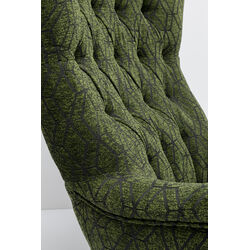 Fauteuil pivotant Bellini vert