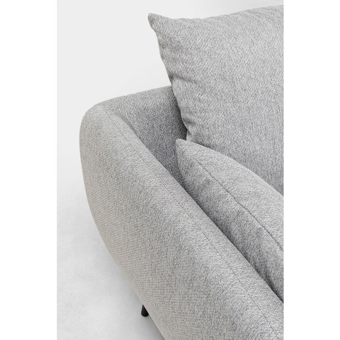 Sofa Amalfi 2 pl gris 219cm