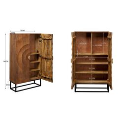 Armoire Madeira clair 76x140cm
