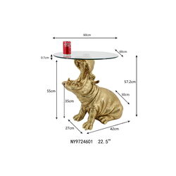Tavolino d'appoggio Hippo Ø48cm