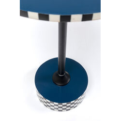 Side Table Domero Race Blue Ø40cm