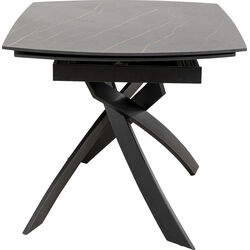 Extension Table Twist Black 120(30+30)x90cm