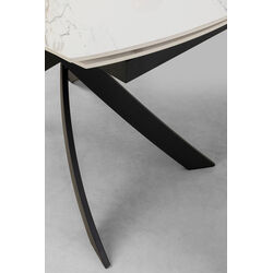 Table à rallonges Twist onyx 120(30+30)x90cm