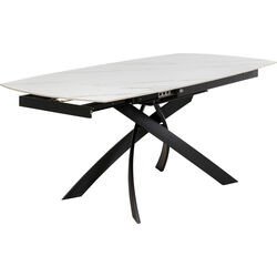 Table à rallonges Twist onyx 120(30+30)x90cm