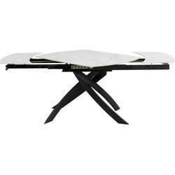 Table à rallonges Twist onyx 120(30+30)x90cm