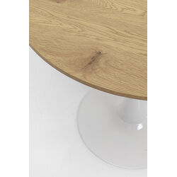 Tisch Schickeria Eiche Weiß Ø80cm