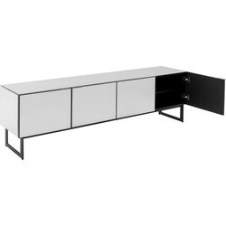 Buffet bas Soran noir 180x40cm