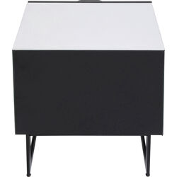 Petite commode Soran noir 49x50cm