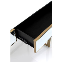 Schreibtisch Soran Gold 120x50cm