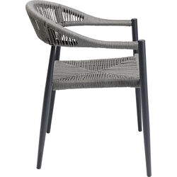 Chair with Armrest Palma Grey