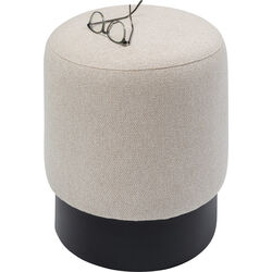 Hocker Cherry Creme Black Ø36cm