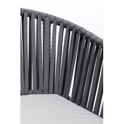 Chair with Armrest Santanyi Dark Grey