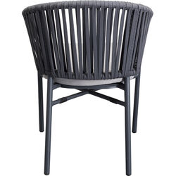 Chair with Armrest Santanyi Dark Grey