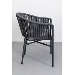 Armlehnstuhl Santanyi Dunkelgrau