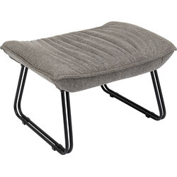Sessel mit Hocker Snuggle Grau (2/tlg)
