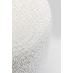 Taburete Cherry Boucle crema Smoke Ø35cm