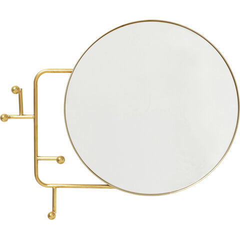 Garderobe murale Tristan Miroir Ø65cm