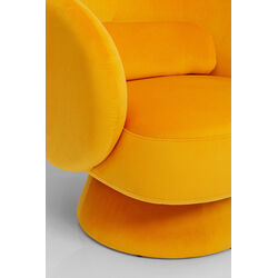 Fauteuil pivotant Orion jaune