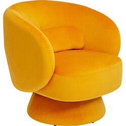 Fauteuil pivotant Orion jaune