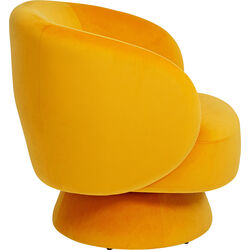 Fauteuil pivotant Orion jaune