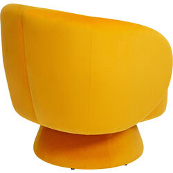 Fauteuil pivotant Orion jaune