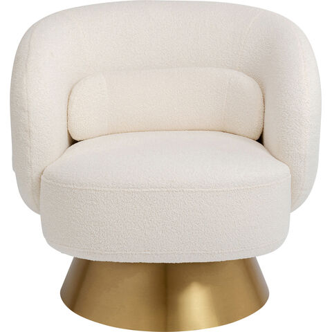 Sillón giratorio Orion blanco