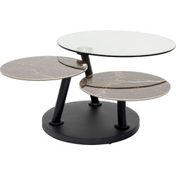 Table basse Avignon 80 (+124)x80cm