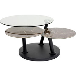 Table basse Avignon 80 (+124)x80cm