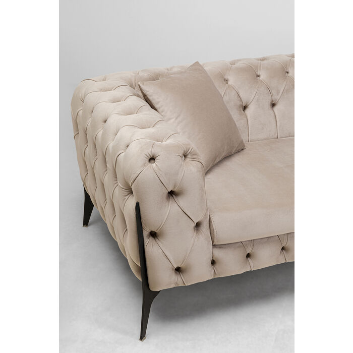 Sofa Bellissima 2-Sitzer Velvet Taupe 200cm