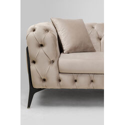 Sofa Bellissima 2-Seater Velvet Taupe 200cm