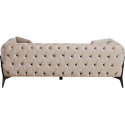 Sofa Bellissima 2-Seater Velvet Taupe 200cm