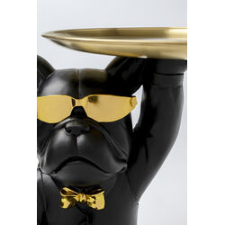 Mesa auxiliar Cool Bulldog Tray negro 34x55cm