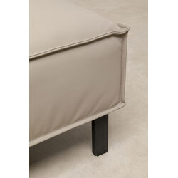 Hocker Victor Leder Grau