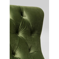 Sillón giratorio Bellini Velvet verde