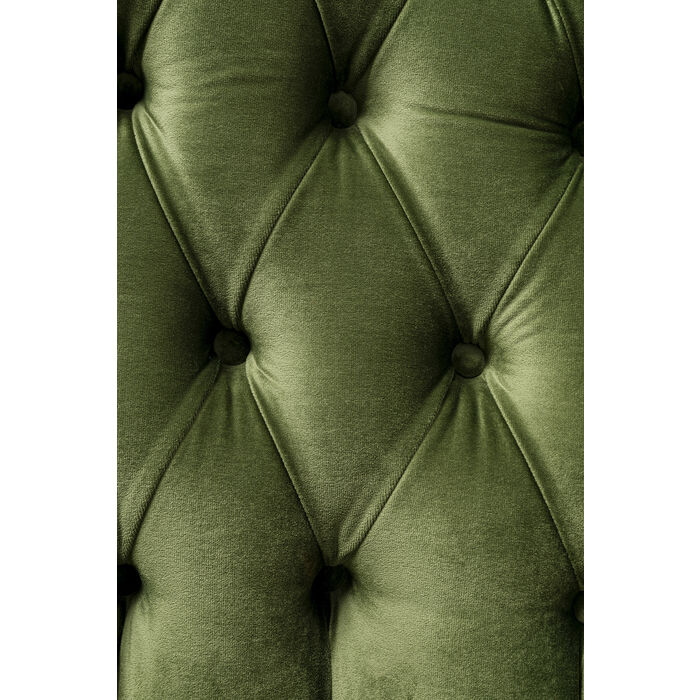 Poltrona girevole Bellissima velluto verde